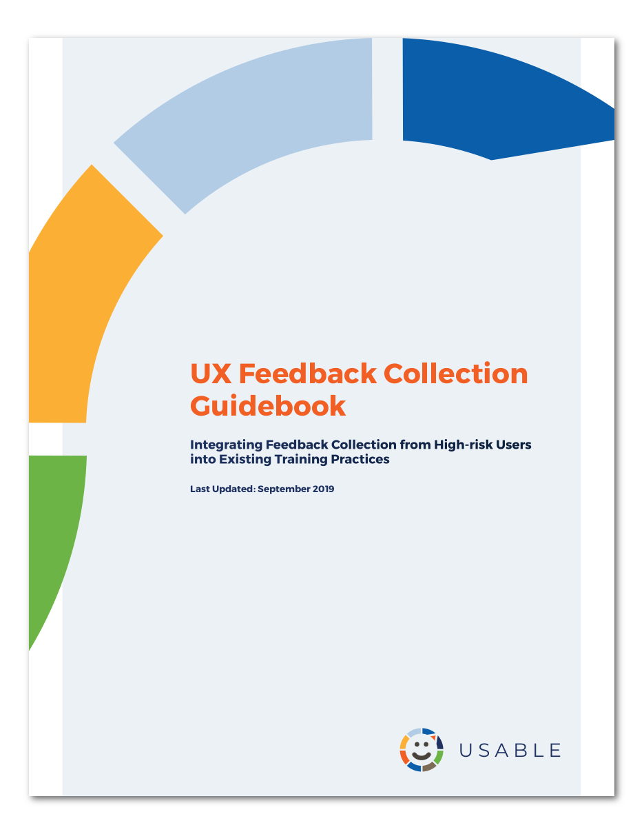 UX Feedback Guidebook cover