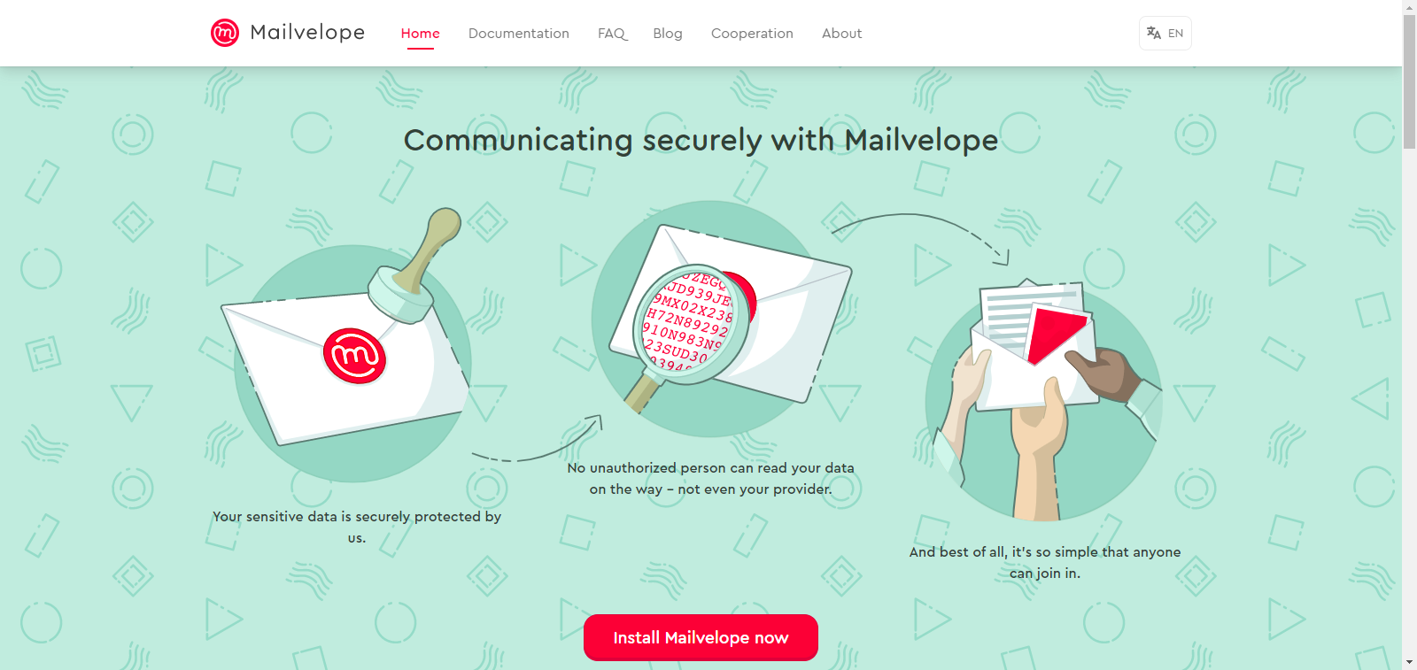 Mailvelope website